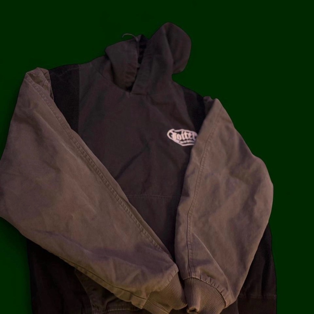 Black and Gray Men's Loiter jacket